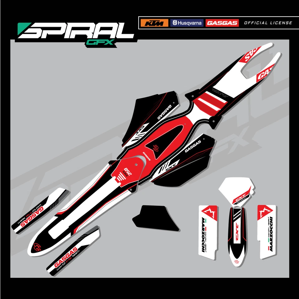 Custom Trials Graphics Kit GAS GAS TXT Pro GASGAS OEM 2011 2012 ALL YEARS - Image 1 of 1