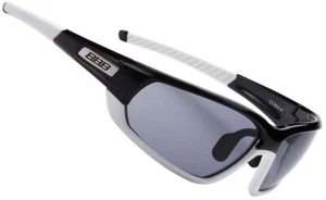 BBB BSG-45 Adapt Sport Glasses Black and White with Smoke Lenses - Picture 1 of 1