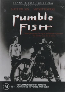 RUMBLE FISH - Matt Dillon -DVD -R 2, 4 & 5-N&S-Never played!-Original Oz release - Bild 1 von 2