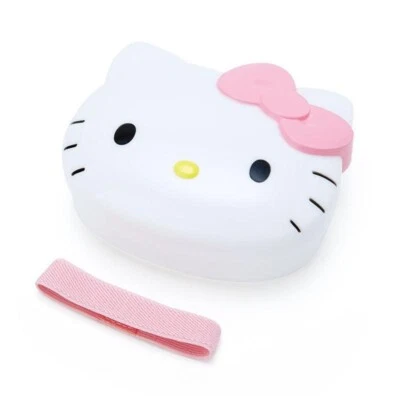 Sanrio Hello Kitty pink Face Die cut Lunch Box Bento  320ml - Image 1 of 4