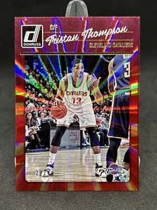2016-17 Panini Donruss Red Holo Laser /99 Tristan Thompson #19 Free Shipping - Picture 1 of 4