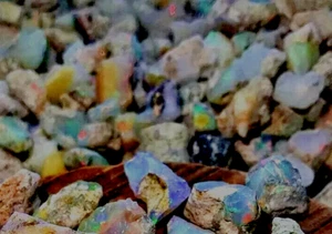 70Cts. Amazing 100% Natural A+ Fire Opal Ethiopian Rough Loose Gemstones & bonus - Picture 1 of 1