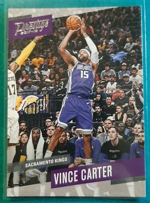 2017-18 PANINI PRESTIGE VINCE CARTER #58 SACRAMENTO KINGS - Image 1 of 2