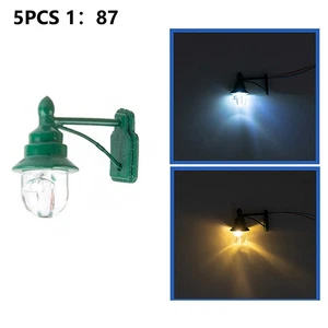 Wall Lights Railway Train Lights Warm White LED Street Lights Road HO Scale
