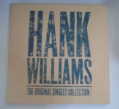 NEW! Hank Williams, The Original Singles Collection 3 CD BOX SET 1990 - Image 1 of 4