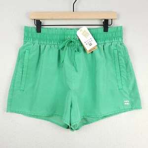 Billabong Sole Searcher Volley Swim Shorts Womens XL Green Tropics Polyester NWT - Picture 1 of 17
