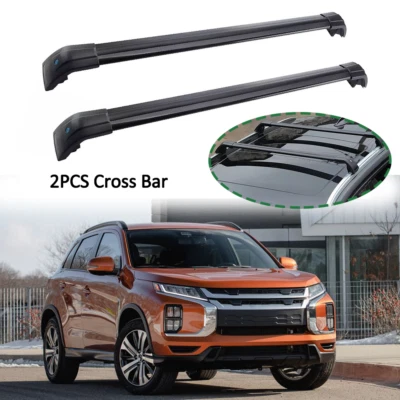 Barra transversal de 2 piezas para barras de carga portaequipajes de techo Mitsubishi Outlander Sport/ASX 2010-2022 Foto 1 de 4