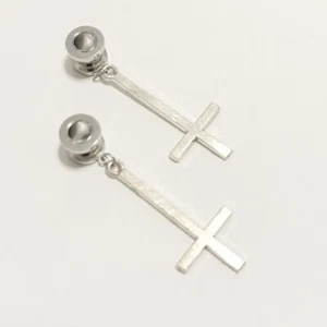 2-1/2" long Sword with SCREW ON CHARM TUNNELS For STRETCHED EARS. 2g, 0g & 00g. - Picture 1 of 14