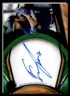 2018 Topps Tribute Autographs Eric Thames Auto /99 Milwaukee Brewers #TA-ET - Image 1 of 2