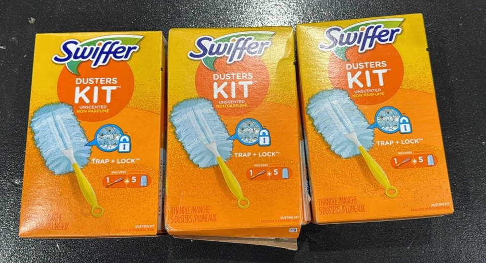 Kit Mezcla Plumeros Swiffer Azul 5/Caja (3 Cajas) **Descripción Foto 1 de 1