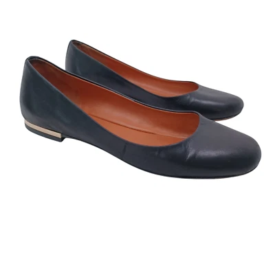 Zapatos planos Givenchy para mujer EE. UU. 5,5 o 35,5 de cuero sin cordones detalle tono dorado Foto 1 de 4