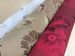Tenda in rilievo materiale tessuto 140 cm larghezza tende bicolore materiale bolla - Foto 1 di 19