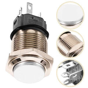 Motorrad Druckknopf Anlasser Auto Hupe Druckknopf Starter Power Button Metall - Bild 1 von 12