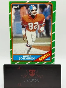 1986 Topps - #116 Vance Johnson (RC) - Bild 1 von 2