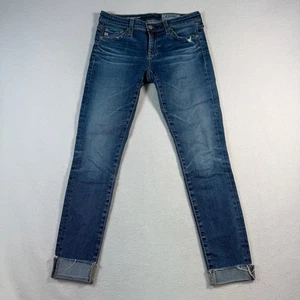 Adriano Goldschmied Jeans Damen 25 Blau Skinny Ankle Low Rise Dark Wash - Bild 1 von 12