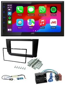 JVC Bluetooth 2DIN MP3 DAB USB Autoradio für Seat Ibiza 2017-2021 schwarz - Bild 1 von 10
