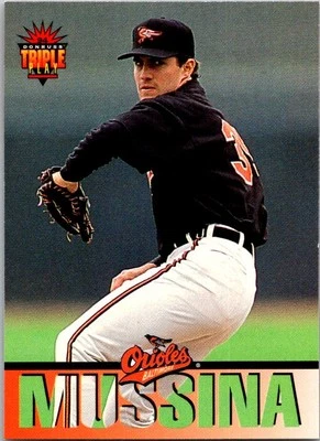 1994 Triple Play Mike Mussina  157 Baltimore Orioles - Image 1 of 2