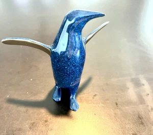 RARE Loet Vanderveen Solid Bronze Penguin Art sculpture 104/2500 Signed Original - Picture 1 of 6