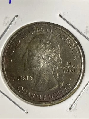 Black Beauty/Improper Annealed Quarter Error 2015-P KISATCHIE Circulated Coin - Image 1 of 4