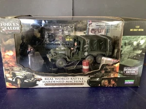 Rare Forces of Valor US 6x6 1.5 Ton Cargo Truck 81018 ETO1945  1:32 Enthusiast - Picture 1 of 5