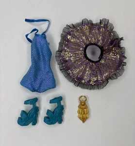 EVER AFTER HIGH BADEANZUG MADELINE HATTER MIRROR STRAND PUPPENKLEIDUNG - SCHUHE - Bild 1 von 3