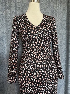 Women’s Roman Originals Smart Elegant Dress In Pink Black White Mix. Size UK 10 - Picture 1 of 18