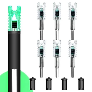 Cuñas iluminadas de ballesta para pernos 6 piezas con bujes de 0,285”/.297”/.300”/.305”... - Imagen 1 de 6