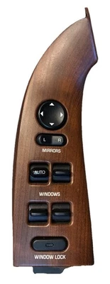 Главный выключатель зеркала окна водителя 97–05 Buick Park Avenue текстура древесины изготовитель оборудования - Изображение 1 из 3