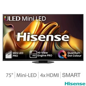 Smart TV Hisense 75U8NQTUK 75 pulgadas mini LED - Imagen 1 de 7