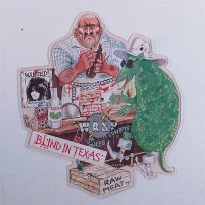 W.A.S.P. Blind In Texas CAPITOL CLP-374 7" 45rpm novelty die-cut picture disc x - Image 1 of 2