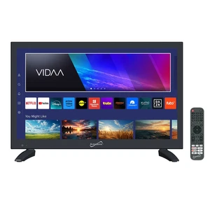 Supersonic TV 19-In Class VIDAA LED Smart Television AC/DC Compatible Entertain - Picture 1 of 6