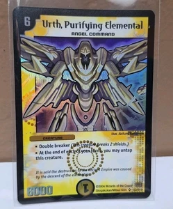 Duel Masters TCG Urth, Purifying Elemental Holo Card DM01 S2/S10 Super Rare M/NM - Picture 1 of 7