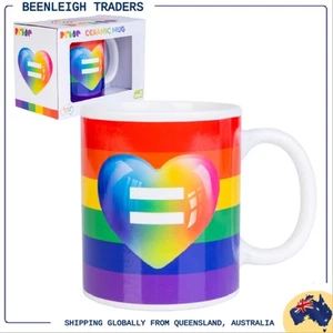 RAINBOW PRIDE COFFEE/TEA MUG Pride = Love Brand New - Picture 1 of 9