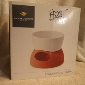 MICHAEL GRAVES DESIGN Stacking Nut Bowl or Fondue Bowl - Inner box sealed NEW - Picture 1 of 7