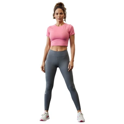 Under Armour Leggings Women XS Grey HeatGear High Waist Compression Breathable - Image 1 of 4