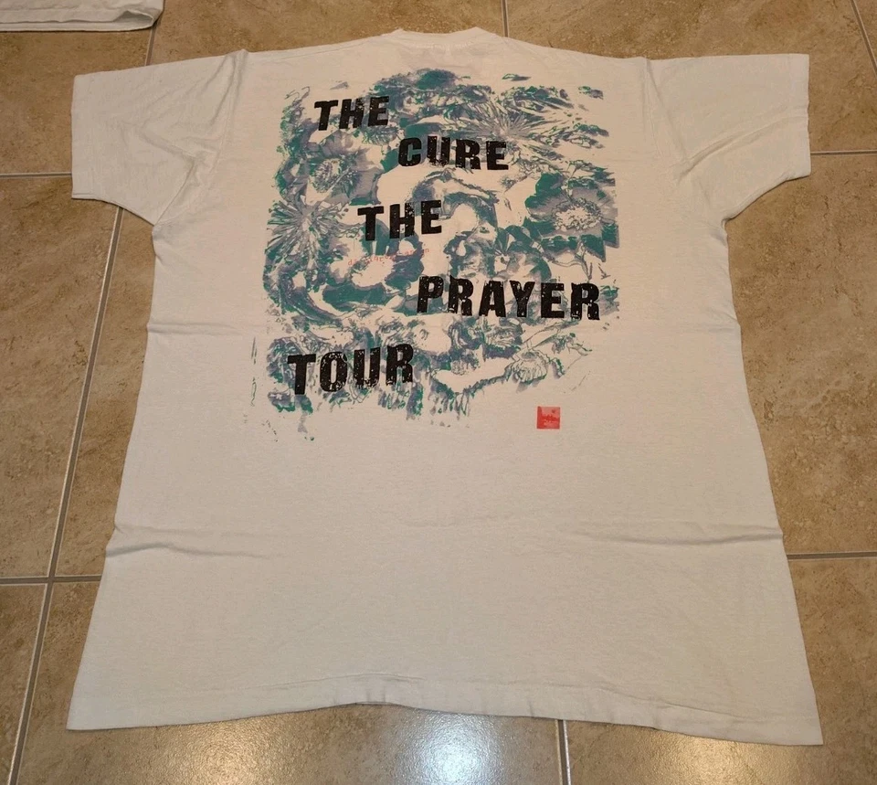 Camisa True Vintage 1989 The Cure The Prayer Tour Talla XL o más fotos a ver Foto 1 de 4