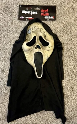 Ghost Face® Aged Mask NWT  Ghost Face Lives Scream Halloween Horror JanMar 2024 - Image 1 of 4