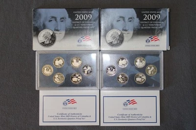 (2) U.S. Mint D.C. & U.S. Territories Quarteres PR sets free shipping - Image 1 of 4