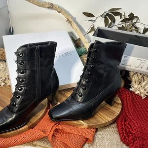 Worthington Lace Boots - Josephine - Black - Picture 1 of 7