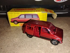 1984 Matchbox Dodge Caravan Red with Box Made in England - Picture 1 of 19