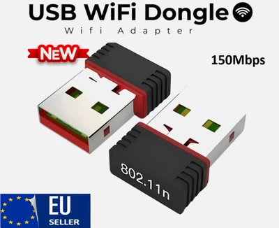 Adattatore wireless 150Mbps USB WiFi 802.11n/g/b 150M PC computer rete LAN 1111 - Immagine 1 di 4