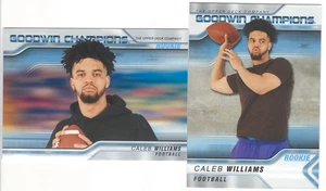 CALEB WILLIAMS 2023 Goodwin Champions RC ROOKIE LOT #44 #87 CHICAGO BEARS - Picture 1 of 1