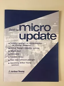 Micro aggiornamento vintage 1986 ARTHUR YOUNG vol 3 n.1 - Foto 1 di 12