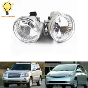 Fog Lights For 2004 2005 2006 2007 Toyota Highlander 05 06 07 Prius/Echo Halogen - Picture 1 of 8