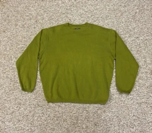 Vintage Tommy Bahama Green Sweater Pullover Cotton / Nylon • Size Men’s Medium - Picture 1 of 6