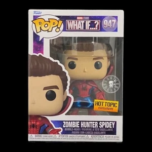 Funko Pop + Protezione! Marvel #947 E se..? Zombie Hunter Spidey smascherato come nuovo - Foto 1 di 12