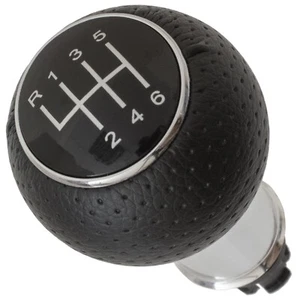POMMEAU LEVIER VITESSE CHROME ANNEAU - 6V POUR AUDI A3 8L 96-03 8P A4 B6 A4 B7 - Afbeelding 1 van 10