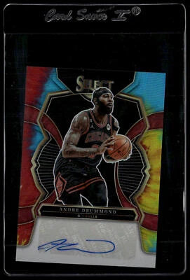 2022-23 Panini Select Andre Drummond Signatures Tie-Dye Prizm Auto #/25 - Image 1 of 2