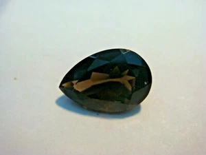 Smoky Quartz Pear cut Gemstone 15 mm x 10 mm 5.50 carat Natural Gem - Picture 1 of 3
