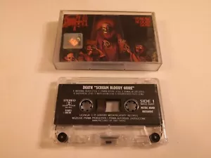 Death Scream Bloody Gore cassette MC NM Obituary Autopsy Bolt Thrower Cancer - Picture 1 of 9